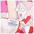 Foulard in seta Hermès Carré 90 "CA DECOIFFE" Rosa - vista 14