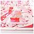 Foulard in seta Hermès Carré 90 "CA DECOIFFE" Rosa - vista 3