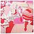 Foulard in seta Hermès Carré 90 "CA DECOIFFE" Rosa - vista 9
