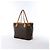 Borsa a tracolla Louis Vuitton Neverfull PM Monogram Canvas Marrone M40155 - vista 3