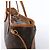 Borsa a tracolla Louis Vuitton Neverfull PM Monogram Canvas Marrone M40155 - vista 5