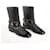 Botines de cuero Chanel Coco Mark Camelia 17A Negro G32929, Talla 36 EU  - vista 2