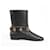 Botines de cuero Chanel Coco Mark Camelia 17A Negro G32929, Talla 36 EU  - vista 3