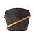 Borsa a tracolla Louis Vuitton Drouot in tela Monogram marrone M51290
