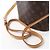 Borsa a tracolla Louis Vuitton Drouot in tela Monogram marrone M51290 - vista 11