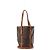 Borsa a tracolla Louis Vuitton Bucket GM Monogram Canvas Marrone M42236 Beige