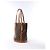 Borsa a tracolla Louis Vuitton Bucket GM Monogram Canvas Marrone M42236 Beige - vista 2
