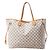 Borsa a spalla Louis Vuitton Neverfull GM Damier Azur Beige N51108