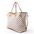 Borsa a spalla Louis Vuitton Neverfull GM Damier Azur Beige N51108 - vista 2