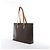 Borsa a tracolla Louis Vuitton Luco in tela Monogram marrone M51155 Beige - vista 3