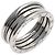Bulgari Bvlgari B-zero1 3-Band Ring aus 18K Weißgold - Ansicht 2