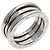 Bulgari Bvlgari B-zero1 2-Band Ring aus 18K Weißgold - Ansicht 2