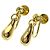 Orecchini a clip in oro giallo 18K a forma di goccia Tiffany & Co.