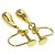 Orecchini a clip in oro giallo 18K a forma di goccia Tiffany & Co. - vista 2