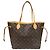 Borsa Tote Louis Vuitton Neverfull MM Monogram Marrone