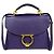 Borsa a tracolla Salvatore Ferragamo Margot Gancini Porpora