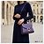 Borsa a tracolla Salvatore Ferragamo Margot Gancini Porpora - vista 2