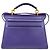 Borsa a tracolla Salvatore Ferragamo Margot Gancini Porpora - vista 3