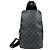 Borsa a tracolla Louis Vuitton Avenue Marrone Nero