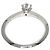 Tiffany & Co. Solitaire Diamond Knife Edge Band Ring - Ansicht 4