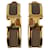 Hermès Orecchini Olympe Hermes Marrone D'oro  - vista 1
