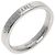 Tiffany & Co. Platinring mit flacher Schiene - Ansicht 2