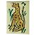 Hermès Tarjetero Hermes Calvi Duo Spring Panther Jaune