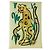 Hermès Tarjetero Hermes Calvi Duo Spring Panther Jaune - vista 3