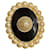 Spilla Chanel CC Logo Perle e Smalto Nero Bianco
