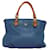 MCM Visetos logogramme Leather Blu  - vista 1