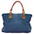 MCM Visetos logogramme Leather Blu  - vista 2