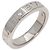 Bulgari Anello Double Logo 1P Diamond in oro bianco 18K - vista 2