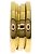 Bulgari Anello Bvlgari B-zero1 2-Band in oro giallo 18K - vista 3