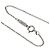 Collana Fleur de Lis con diamante Tiffany & Co. - vista 3