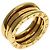 Bulgari Anello Bvlgari B-zero1 2-Band in oro giallo - vista 2