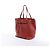 Céline Borsa a tracolla in pelle Celine Cabas Phantom Small Rossa Rosso - vista 2