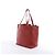 Céline Borsa a tracolla in pelle Celine Cabas Phantom Small Rossa Rosso - vista 3
