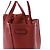 Céline Borsa a tracolla in pelle Celine Cabas Phantom Small Rossa Rosso - vista 4