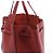 Céline Borsa a tracolla in pelle Celine Cabas Phantom Small Rossa Rosso - vista 5