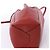Céline Borsa a tracolla in pelle Celine Cabas Phantom Small Rossa Rosso - vista 9