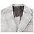 Corneliani Single-Breasted Check Wool Coat in Gray, Size 52 IT Brown - view 2