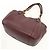 Borsa Salvatore Ferragamo Gancini Rosso Bordò - vista 2