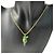 Collana Christian Dior Dior con motivo pappagallo e strass Blu D'oro Verde - vista 2