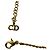 Collana Christian Dior Dior con motivo pappagallo e strass Blu D'oro Verde - vista 9