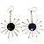 Autre Marque Dilip Jindal - Bijoux Couture - Orecchini Black Onyx Sun