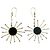 Autre Marque Dilip Jindal - Bijoux Couture - Orecchini Black Onyx Sun - vista 2