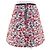 Falda de jacquard Monogram con ribete de cuero Louis Vuitton Negro Blanco Roja - vista 3