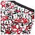Falda de jacquard Monogram con ribete de cuero Louis Vuitton Negro Blanco Roja - vista 5