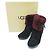 Autre Marque UGG SCARLETT Lammfell-Short-Boots Schwarz