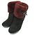 Autre Marque UGG SCARLETT Lammfell-Short-Boots Schwarz - Ansicht 2